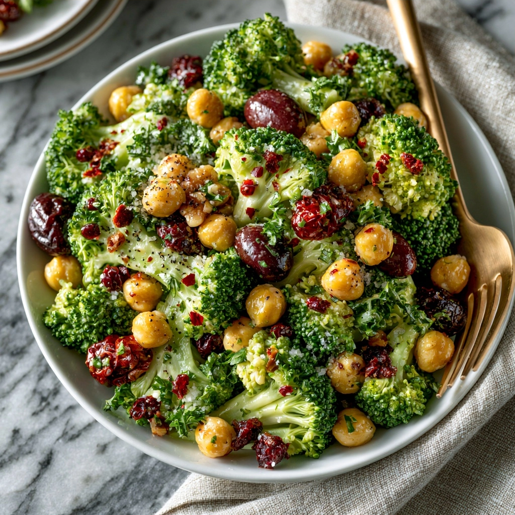La Recette Parfaite de Broccoli Chickpea Salad